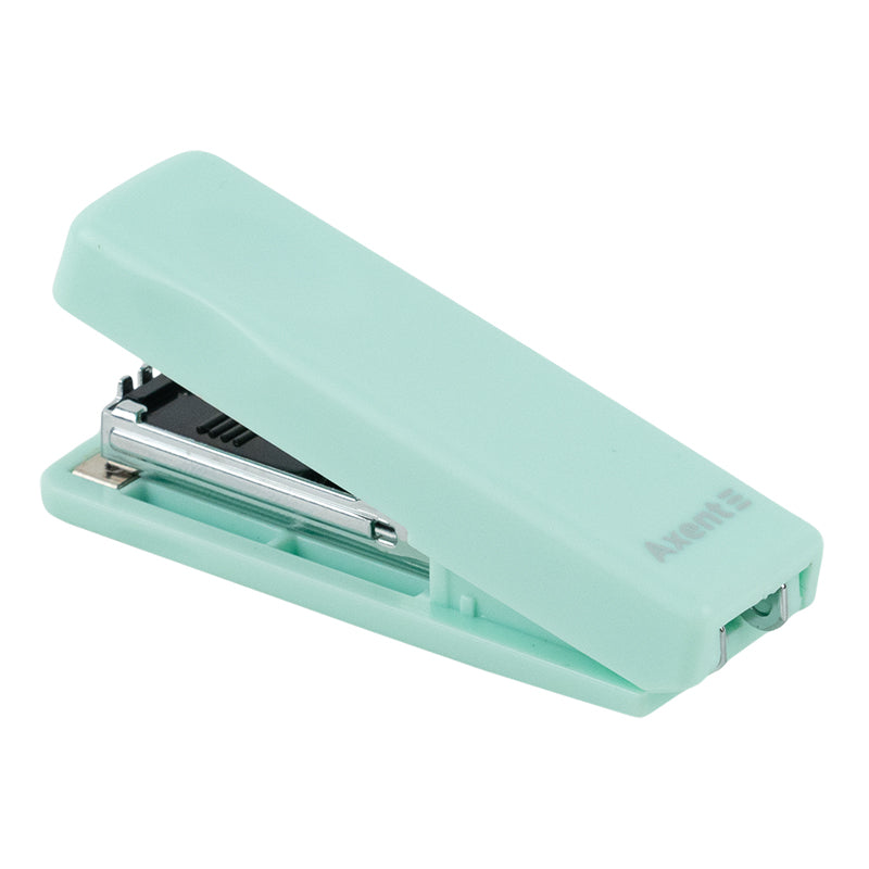 Степлер канцелярський №10/5 Axent MINI 4910-18-A, пластиковий, 10 аркушів, Pastelini, м'ятний