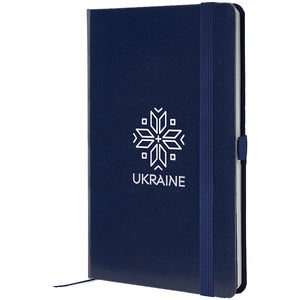 Книга записна Axent Partner Вишиванка 8201-02-9-A, 125x195 мм, 96 аркушів, клітинка, синя