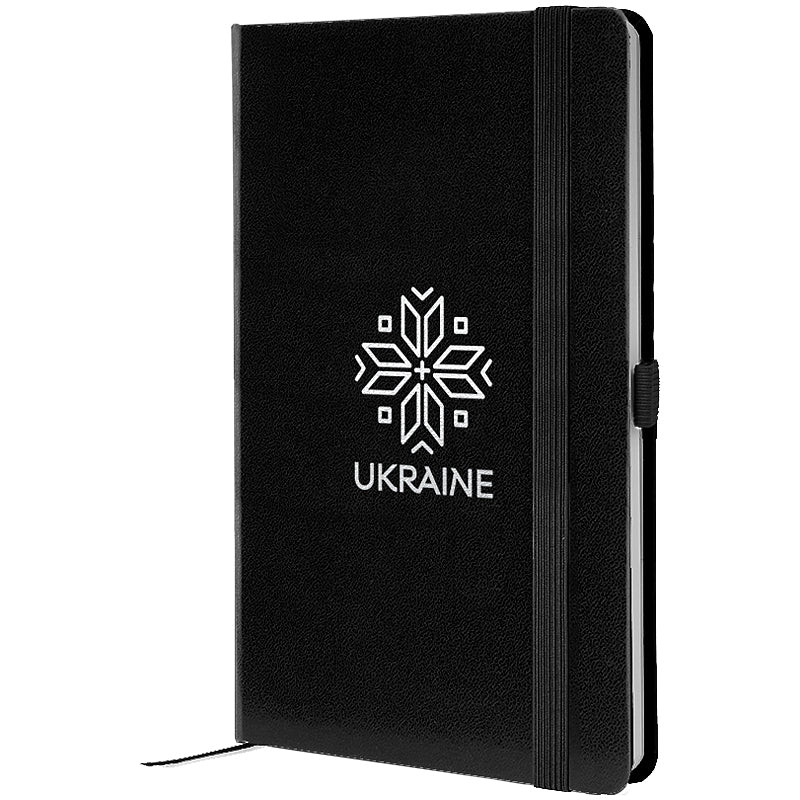 Книга записна Axent Partner Вишиванка 8201-01-7-A, 125*195 мм, 96 аркушів, клітинка, чорна