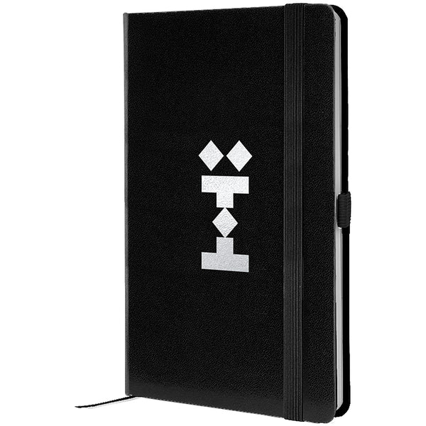 Книга записна Axent Partner Ї 8201-01-8-A, 125*195 мм, 96 аркушів, клітинка, чорна