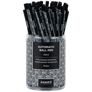 Ручка шариковая автоматическая Axent AB1092-05-A, 0.5 мм, синяя
