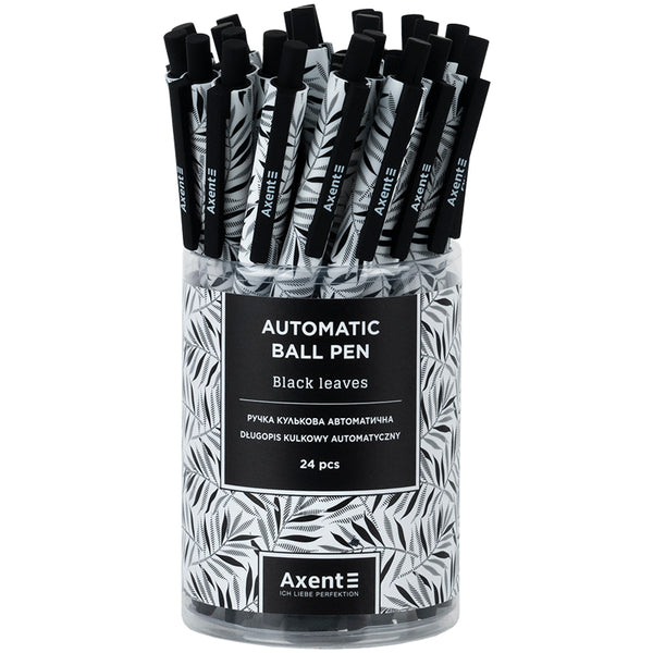 Ручка шариковая автоматическая Axent AB1092-07-A, 0.5 мм, синяя