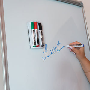 Маркер Axent Delta Whiteboard D2800-80, 4 маркера и магнитный держатель-губка
