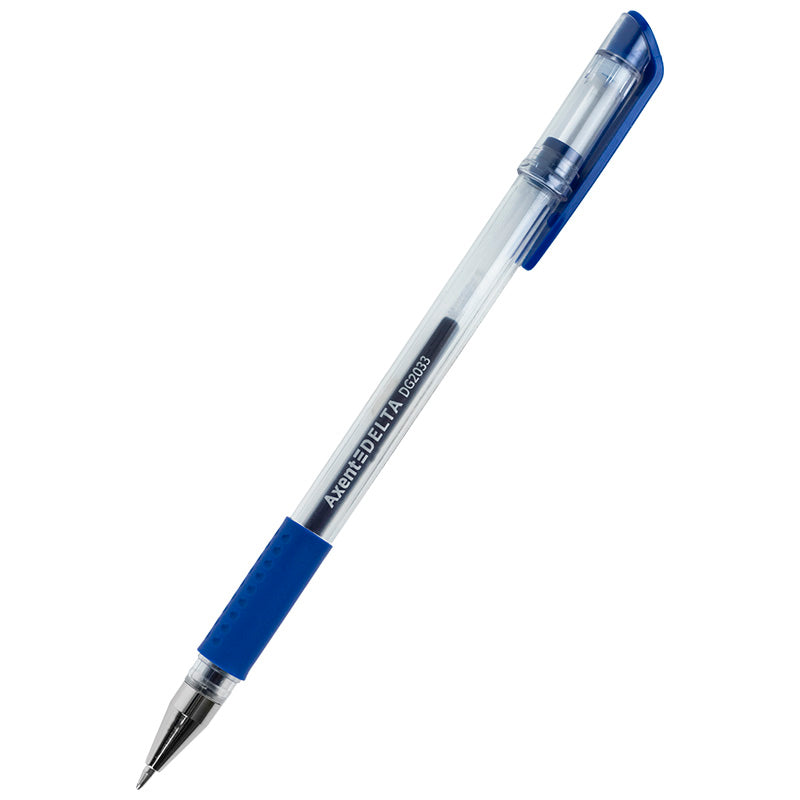 Ручка гелевая Axent Delta DG2033-02, 0.7 мм, синяя