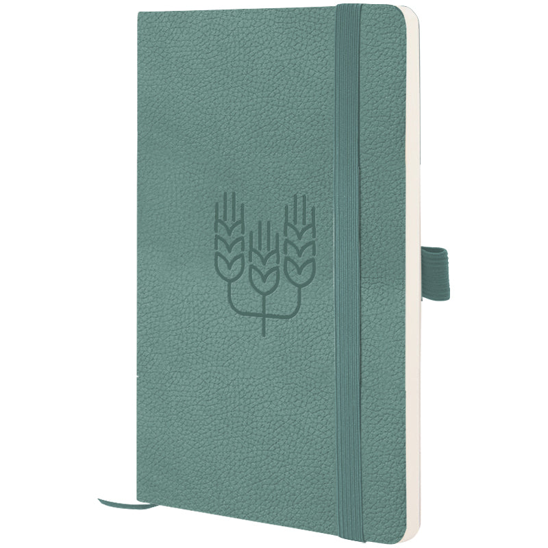 Книга записная Axent Partner Soft Skin Колоски 8616-48-7-A,125x195 мм, 96 листов, клетка
