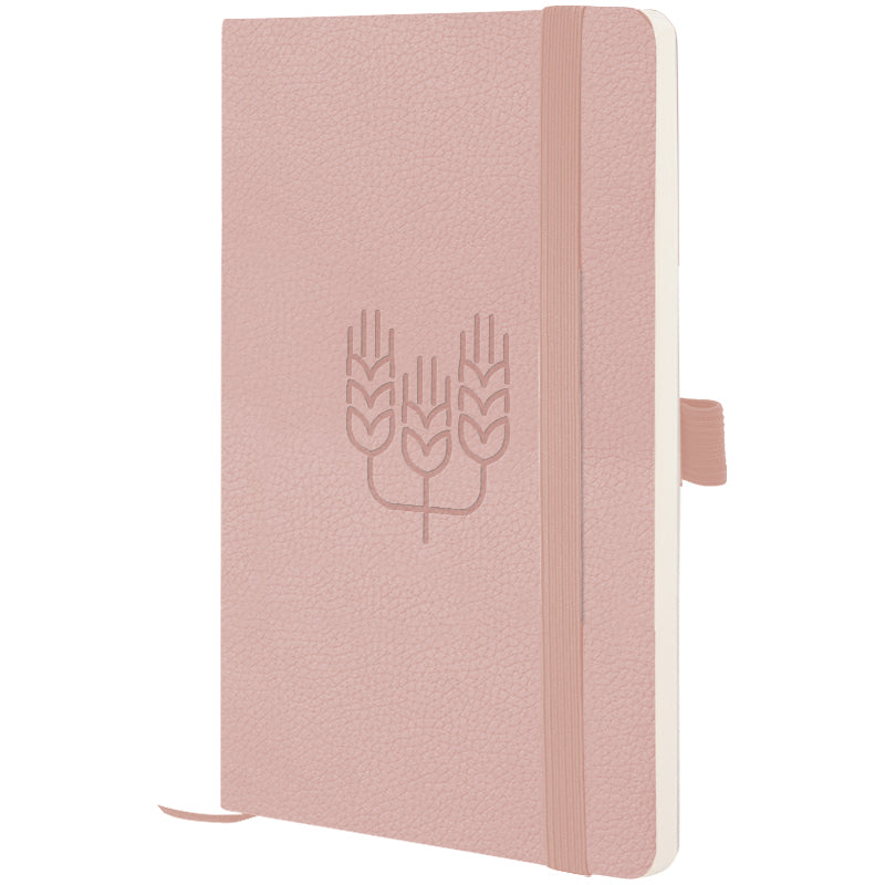 Книга записная Axent Partner Soft Skin Колоски 8616-24-6-A,125x195 мм, 96 листов, клетка