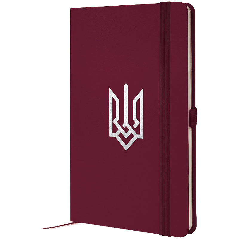 Книга записная Axent Partner Герб 8201-46-5-A, 125x195 мм, 96 листов, клетка, винная