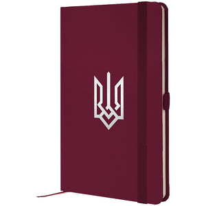 Книга записная Axent Partner Герб 8201-46-5-A, 125x195 мм, 96 листов, клетка, винная