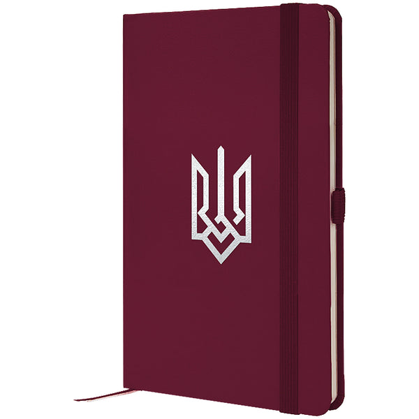 Книга записная Axent Partner Герб 8201-46-5-A, 125x195 мм, 96 листов, клетка, винная
