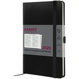 Еженедельник 2026 Axent Partner Strong 8505-26-01-A, 125*195, черный