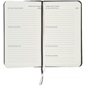 Еженедельник 2026 Axent Pocket Strong 8508-26-01-A, 90*150, черный
