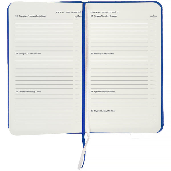 Еженедельник 2026 Axent Pocket Strong 8508-26-38-A, 90*150, классический синий