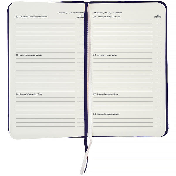 Еженедельник 2026 Axent Pocket Strong 8508-26-02-A, 90*150, синий