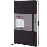 Еженедельник 2026 Axent Partner Soft Skin 8509-26-01-A, 125*195, чёрный