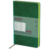 Еженедельник 2026 Axent Partner Soft Muse 8527-26-2-A, 125*195, зелёный