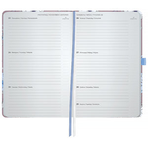 Еженедельник 2026 Axent Partner Blue Elegance 8524-26-1-A-PPS, 125*195