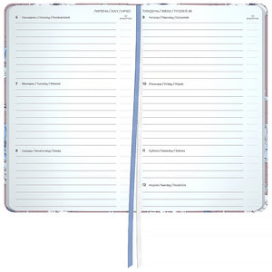 Еженедельник 2026 Axent Pocket Blue Elegance 8525-26-1-A, 90*150