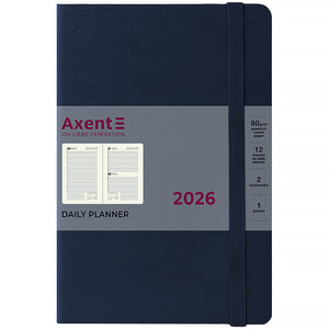 Ежедневник 2026 Axent Partner Strong 8819-26-02-A, 145*210, синий