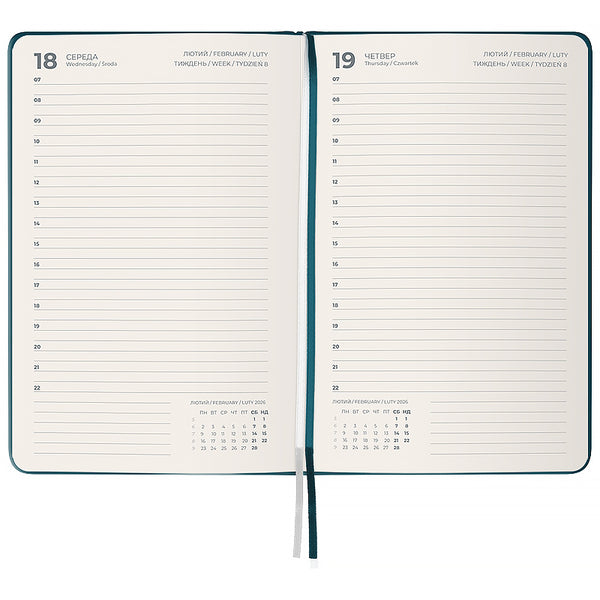 Ежедневник 2026 Axent Partner Strong 8819-26-31-A, 145*210, малахитовый