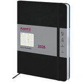 Ежедневник 2026 Axent Grand Strong 8830-26-01-A, 195*255, чёрный