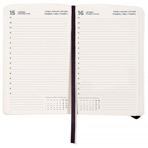 Ежедневник 2026 Axent Pocket Strong 8833-26-01-A, 104*146, чёрный