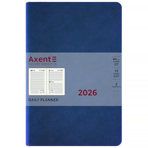 Ежедневник 2026 Axent Partner Soft Muse 8827-26-3-A, 145*210, синий
