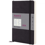 Ежедневник 2026 Axent Partner Soft Skin 8810-26-01-A, 145*210, чёрный