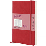 Ежедневник 2026 Axent Partner Soft Skin 8810-26-06-A, 145*210, красный