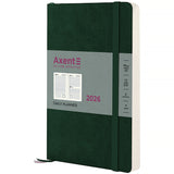 Ежедневник 2026 Axent Partner Soft Skin 8810-26-23-A, 145*210, тёмно-зелёный