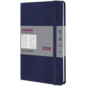 Ежедневник 2026 Axent Partner Lines 8815-26-02-A, 145*210, синий