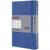 Ежедневник 2026 Axent Partner Lines 8815-26-48-A, 145*210, голубой