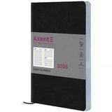 Щоденник 2026 Axent Partner City Soft 8821-26-01-A, 145*210, чорний