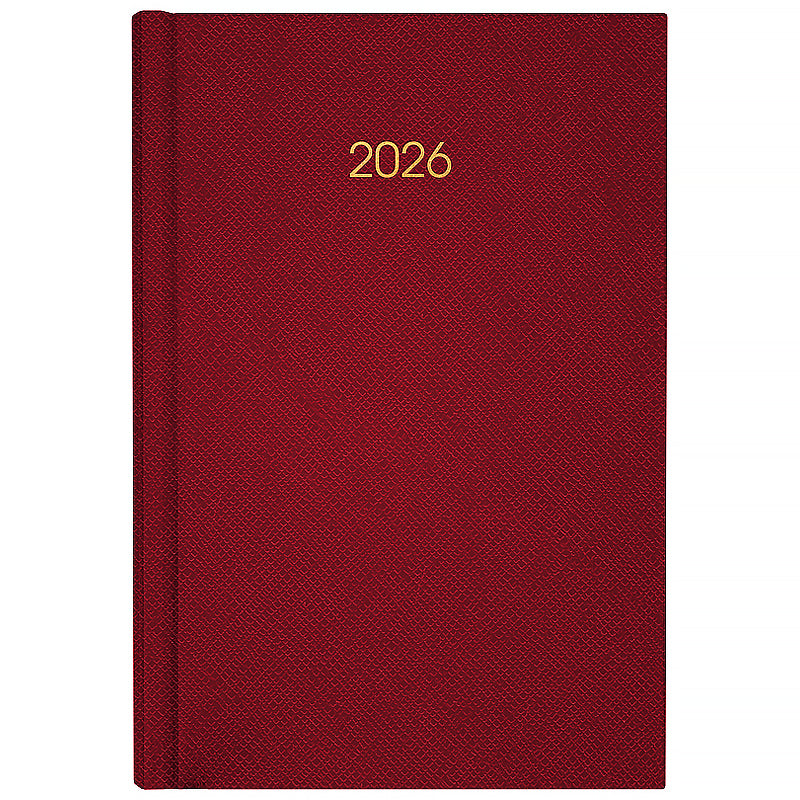Щоденник 2026 Axent Classic Style 8840-26-3-A, 145*210, з/т бордовий