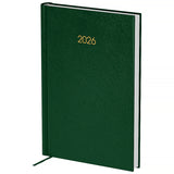 Ежедневник 2026 Axent Classic City 8842-26-3-A, 145*210, з/т тёмно-зелёный