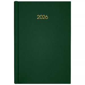Ежедневник 2026 Axent Classic City 8842-26-3-A, 145*210, з/т тёмно-зелёный