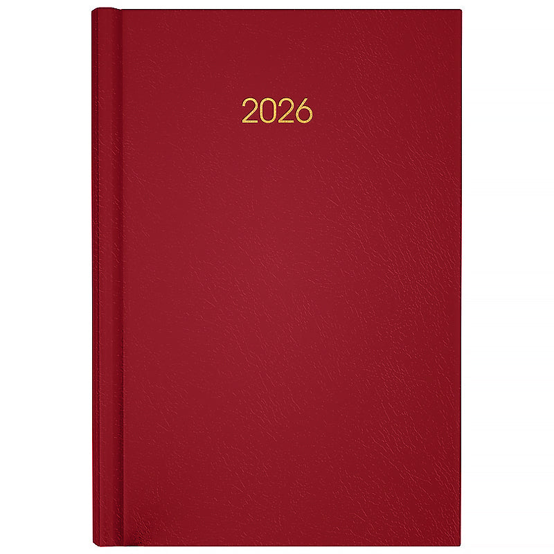 Ежедневник 2026 Axent Classic City 8842-26-4-A, 145*210, з/т бордовый