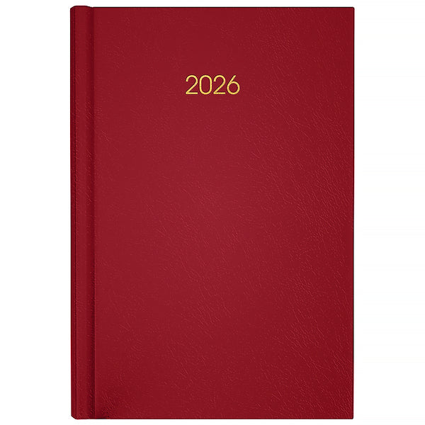 Ежедневник 2026 Axent Classic City 8842-26-4-A, 145*210, з/т бордовый