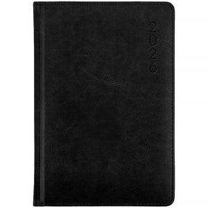 Щоденник 2026 Axent Classic Lux 8844-26-1-A, 145*210, слп/т чорний
