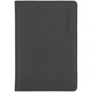 Щоденник 2026 Axent Classic Lux 8844-26-3-A, 145*210, слп/т сірий