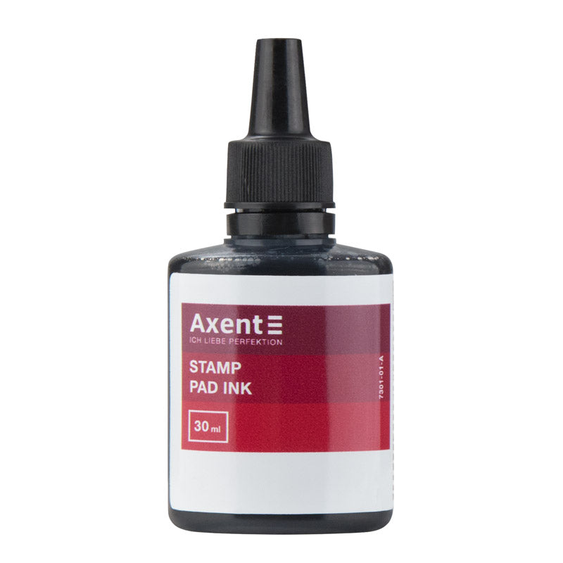 Stempelfarbe Axent 7301-01-A, 30 ml, schwarz