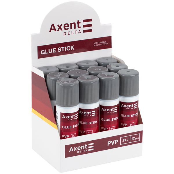 Клей-олівець PVP Axent Delta D7138, 21г