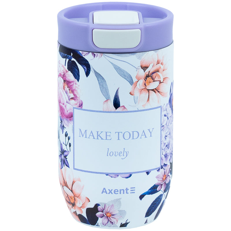 Термокружка Axent Violet Whispers, 8721-10-A, 350 мл
