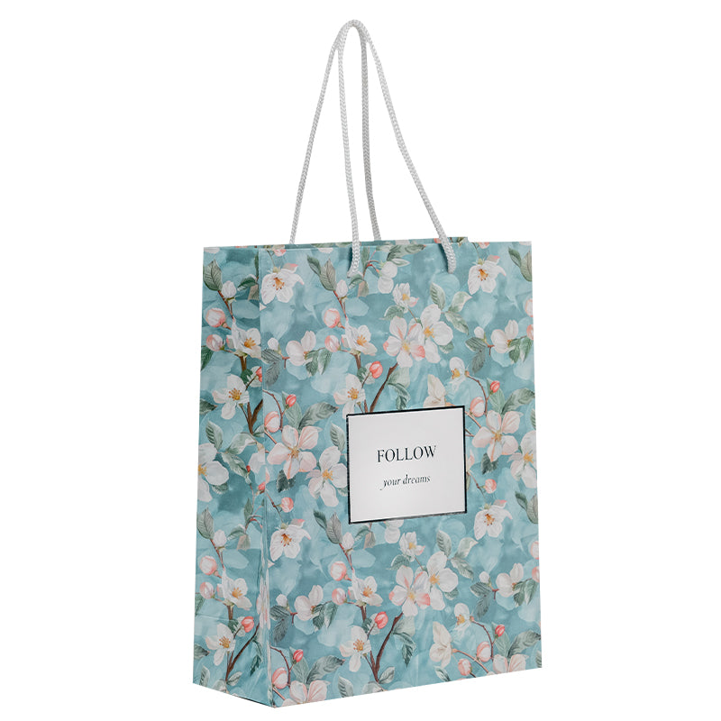 Пакет бумажный подарочный Axent Gentle Blossom 8501-33-A, 18х24 см
