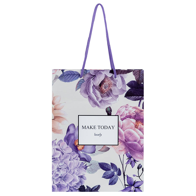 Пакет бумажный подарочный Axent Violet Whispers 8501-34-A, 18х24 см