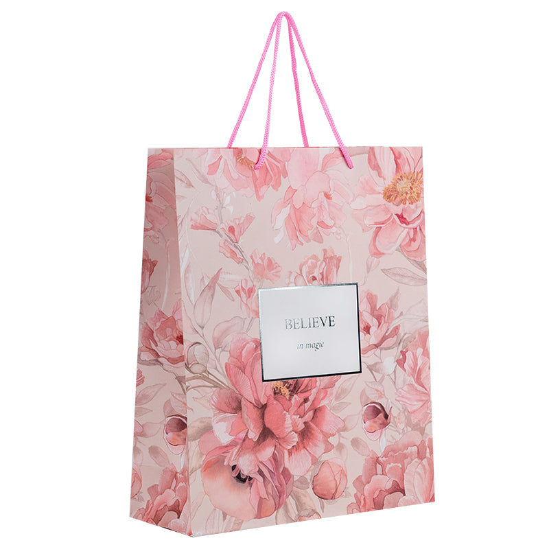 Пакет бумажный подарочный Axent Peony Dreams 8502-31-A-CC, 18х24 см