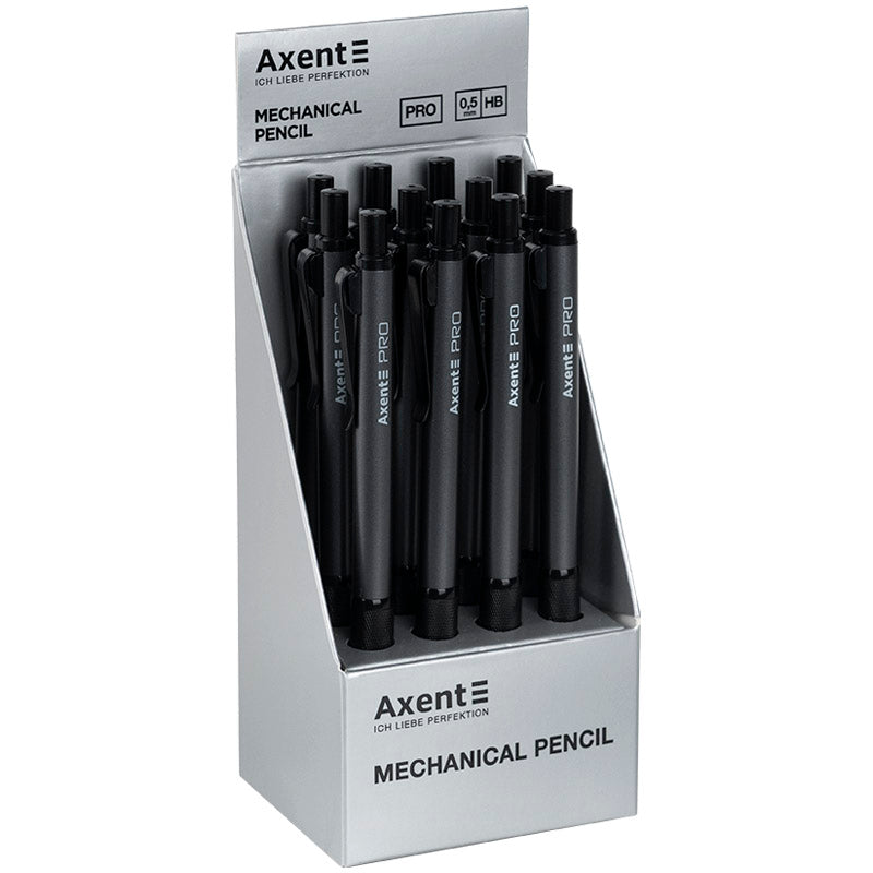 Олівець механічний Axent Pro AMP9030-01-А, HB, 0.5 мм, чорний