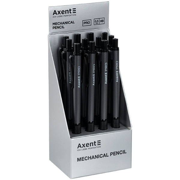 Олівець механічний Axent Pro AMP9030-01-А, HB, 0.5 мм, чорний