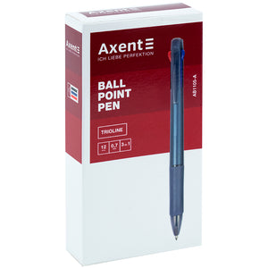 Ручка шариковая автоматическая  Axent TrioLine AB1105-A, 0.7мм, 3-в-1