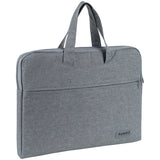 Сумка для документів текстильна Axent 1632-01-A,  А4, 1 відділ, світло-сіра