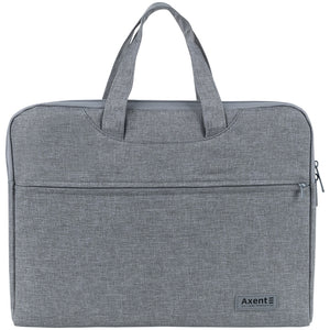 Сумка для документів текстильна Axent 1632-01-A,  А4, 1 відділ, світло-сіра